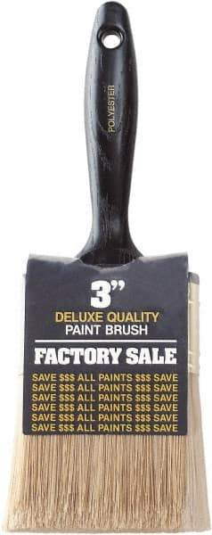 Wooster Brush - 3" Synthetic General Purpose Paint Brush - 2-11/16" Bristle Length, Plastic Handle - All Tool & Supply