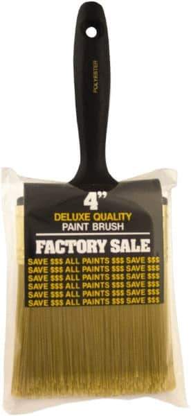 Wooster Brush - 4" Synthetic General Purpose Paint Brush - 3-7/16" Bristle Length, Plastic Handle - All Tool & Supply