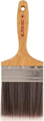 Wooster Brush - 4" Synthetic Wall Brush - 3-15/16" Bristle Length, Maple Handle - All Tool & Supply