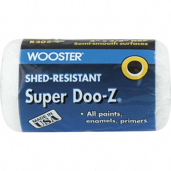 Wooster Brush - 3/8" Nap, 4" Wide Paint Super Trimmer Replacement Cover - Medium Texture, Fiber - All Tool & Supply