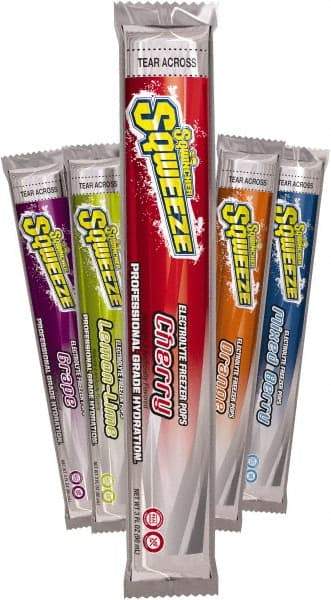 Sqwincher - 3 oz Pack Assorted Flavors Freeze Pop - Liquid Concentrate, Yields 3 oz - All Tool & Supply