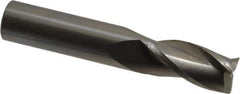 OSG - 5/8", 1-1/4" LOC, 5/8" Shank Diam, 3-1/2" OAL, 3 Flute, Solid Carbide Square End Mill - Single End, Uncoated, Spiral Flute, 30° Helix, Centercutting, Right Hand Cut, Right Hand Flute, Series 403 - All Tool & Supply