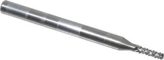 OSG - 1/16" Diam, 3/16" LOC, End Mill End, Solid Carbide Diamond Pattern Router Bit - Right Hand Cut, 1-1/2" OAL, 1/8" Shank Diam, Use on Fiberglass - All Tool & Supply