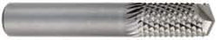 OSG - 1/4" Diam, 3/4" LOC, Drill Point End, Solid Carbide Diamond Pattern Router Bit - Right Hand Cut, 2" OAL, 1/4" Shank Diam, Use on Fiberglass - All Tool & Supply