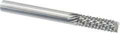 OSG - 1/4" Diam, 3/4" LOC, End Mill End, Solid Carbide Diamond Pattern Router Bit - Right Hand Cut, 2-1/2" OAL, 1/4" Shank Diam, Use on Fiberglass - All Tool & Supply