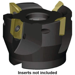 Kennametal - 5 Inserts, 3" Cutter Diam, 0.63" Max Depth of Cut, Indexable High-Feed Face Mill - 1" Arbor Hole Diam, 1.97" High, C5720VZ16-A3.00Z5R Toolholder, ZDET16M... Inserts, Series 5720VZ - All Tool & Supply