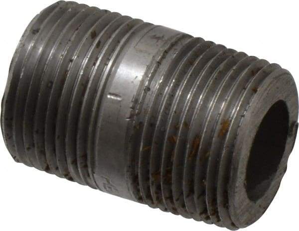 Value Collection - Schedule 160, 3/4" Diam x 1-1/2" Long Black Pipe Nipple - Threaded - All Tool & Supply