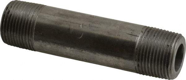 Value Collection - Schedule 160, 3/4" Diam x 4" Long Black Pipe Nipple - Threaded - All Tool & Supply