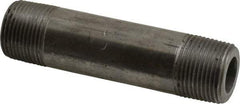 Value Collection - Schedule 160, 3/4" Diam x 4" Long Black Pipe Nipple - Threaded - All Tool & Supply