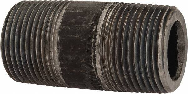 Value Collection - Schedule 160, 1" Diam x 2-1/2" Long Black Pipe Nipple - Threaded - All Tool & Supply