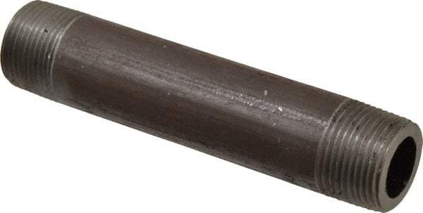 Value Collection - Schedule 160, 1" Diam x 6" Long Black Pipe Nipple - Threaded - All Tool & Supply