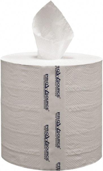 PRO-SOURCE - Center Pull Roll of 2 Ply White Paper Towels - 8-1/4" Wide, 660' Roll Length - All Tool & Supply