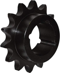 U.S. Tsubaki - 16 Teeth, 5/8" Chain Pitch, Chain Size 50, Taper Lock Sprocket - 1-11/16" Bore Diam, 3.52" Outside Diam - All Tool & Supply