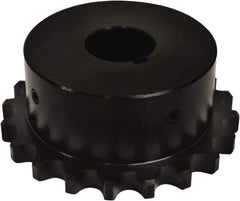 U.S. Tsubaki - 2-7/16" Bore Diam Finished Bore Roller Chain Coupling - 5.04" Coupling OD - All Tool & Supply