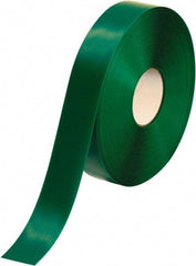 PRO-SAFE - Green Solid Color PVC Tape - 2" Wide x 100' Long x 50 mil Thick, General Traffic - All Tool & Supply