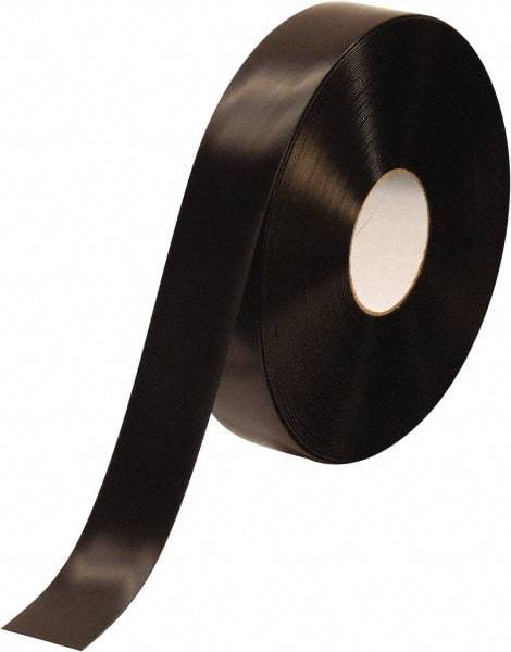 PRO-SAFE - Black Solid Color PVC Tape - 2" Wide x 100' Long x 50 mil Thick, General Traffic - All Tool & Supply