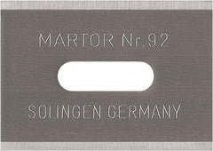 Martor USA - Steel Safety Blade - 1" Blade Length, 0.016" Blade Thickness - All Tool & Supply