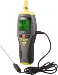 General - 14 to 122°F, 0 to 99.9% Humidity Range, Thermo-Hygrometer - All Tool & Supply