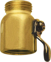 SANI-LAV - 3/4 GHT Garden Hose On/Off Control Valve - Brass, Male Hose to Female Hose Connector - All Tool & Supply