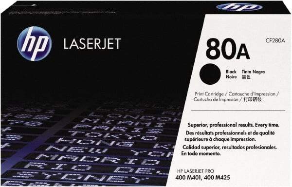 Hewlett-Packard - Black Toner Cartridge - Use with HP LaserJet Pro 400 M401, 400 MFP M425 - All Tool & Supply