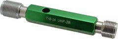 GF Gage - 7/8-14, Class 2B, Double End Plug Thread Go/No Go Gage - Hardened Tool Steel, Size 4 Handle Included - All Tool & Supply