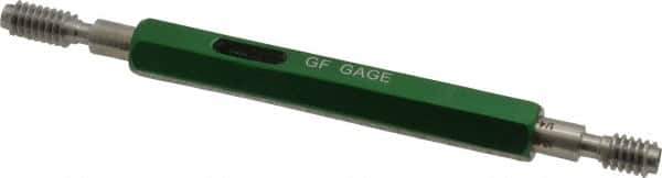 GF Gage - 1/4-20, Class 3B, Double End Plug Thread Go/No Go Gage - Hardened Tool Steel, Size 1 Handle Included - All Tool & Supply