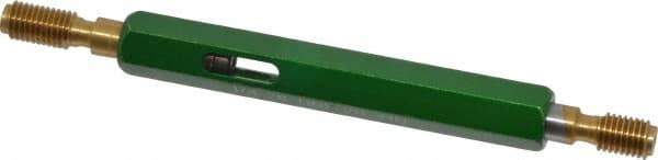 GF Gage - 1/4-28, Class 2B, Double End Plug Thread Go/No Go Gage - High Speed Steel, Size 1 Handle Included - All Tool & Supply
