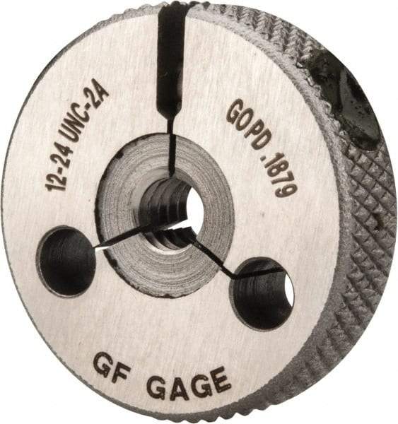 GF Gage - 12-24 Go Single Ring Thread Gage - Class 2A - All Tool & Supply