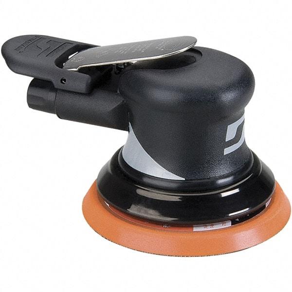 Dynabrade - 12,000 OPM, 18 CFM Air Consumption, Palm Air Orbital Sander - Round Pad, 1/4 NPT Inlet - All Tool & Supply