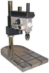 Floor Drill Press: 18.8″ Swing, 115V, 1 Phase 9.75″ Table Length