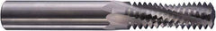 Niagara Cutter - 1/4-20 UN, 0.18" Cutting Diam, 3 Flute, Solid Carbide Helical Flute Thread Mill - Internal/External Thread, 1/2" LOC, 2-1/2" OAL, 3/16" Shank Diam - All Tool & Supply