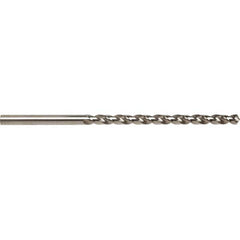 Taper Length Drill Bit: 0.4531″ Dia Bright/Uncoated, RH Cut, Parabolic Flute, Straight Shank, Series 5536