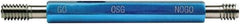 OSG - 3/8-16, Class 2B, Double End Plug Thread Go/No Go Gage - High Speed Steel, Handle Included - All Tool & Supply