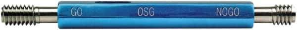 OSG - 9/16-12, Class 2B, Double End Plug Thread Go/No Go Gage - High Speed Steel, Handle Included - All Tool & Supply