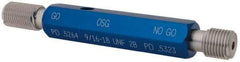 OSG - 9/16-18, Class 2B, Double End Plug Thread Go/No Go Gage - High Speed Steel, Handle Included - All Tool & Supply