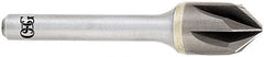 OSG - 5/8" Head Diam, 3/8" Shank Diam, Multi Flute 60° Solid Carbide Countersink - All Tool & Supply