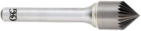 OSG - 3/4" Head Diam, 3/8" Shank Diam, 36 Flute 82° Solid Carbide Countersink - All Tool & Supply