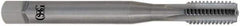 OSG - 5/16-18 UNC 2B 4 Flute Bright Finish Solid Carbide Straight Flute Machine Tap - Bottoming, Right Hand Thread, 90mm OAL, 1-1/8" Thread Length, Oversize - Exact Industrial Supply