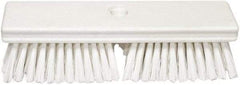 PRO-SOURCE - 1-3/4" Bristle Length, Polypropylene Food Service Brush - 10" Long x 2-1/2" Wide Head, White, Foam Block - All Tool & Supply