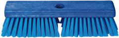 PRO-SOURCE - 1-3/4" Bristle Length, Polypropylene Food Service Brush - 10" Long x 2-1/2" Wide Head, Blue, Foam Block - All Tool & Supply