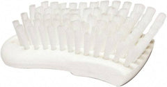 PRO-SOURCE - 1-1/16" Bristle Length, Polypropylene Food Service Brush - 6" Long x 2.63" Wide Head, White, Foam Block - All Tool & Supply