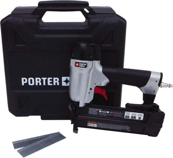 Porter-Cable - 2" Nail Length, 18 Gauge Brad Air Nailer Kit - 70 to 120 psi - All Tool & Supply