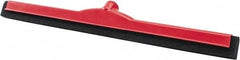 PRO-SOURCE - 24" Rubber Blade Floor Squeegee - Red - All Tool & Supply