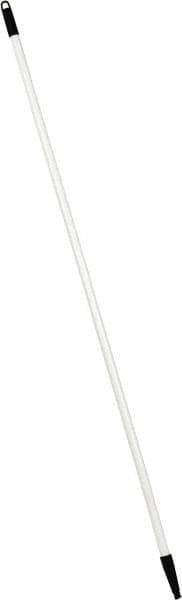 PRO-SOURCE - 60 x 1-1/4" Fiberglass Handle for Floor Squeegees & Push Brooms - Threaded Connection, White - All Tool & Supply