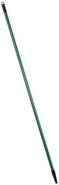 PRO-SOURCE - 60 x 1-1/4" Fiberglass Handle for Floor Squeegees & Push Brooms - Threaded Connection, Green - All Tool & Supply