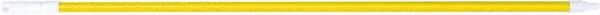 PRO-SOURCE - 60 x 1-1/4" Fiberglass Handle for Floor Squeegees & Push Brooms - Threaded Connection, Yellow - All Tool & Supply