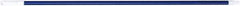 PRO-SOURCE - 60 x 1-1/4" Fiberglass Handle for Floor Squeegees & Push Brooms - Threaded Connection, Blue - All Tool & Supply