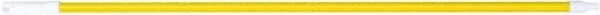 PRO-SOURCE - 54 x 1-1/4" Fiberglass Handle for Floor Squeegees & Push Brooms - Threaded Connection, Yellow - All Tool & Supply