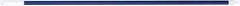 PRO-SOURCE - 54 x 1-1/4" Fiberglass Handle for Floor Squeegees & Push Brooms - Threaded Connection, Blue - All Tool & Supply