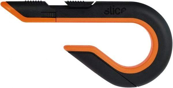 Slice - Retractable Utility Knife - Black & Orange Non-Slip Comfort Handle, 1 Blade Included - All Tool & Supply